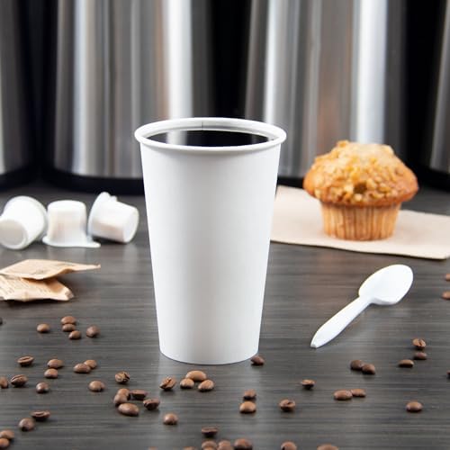 SOLO Paper Hot Cup, 16 Oz., White, 50 Cups/Pack (316W-2050)