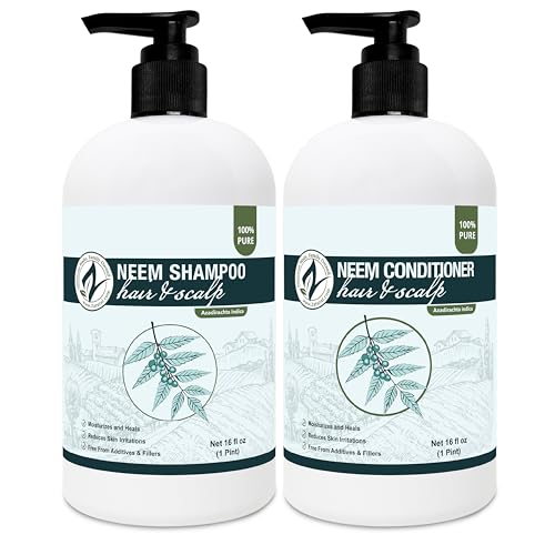 Zatural Neem Shampoo | Gentle Scalp & Hair Cleanser with Botanical Extracts | Moisturizing Wash for Softness, Volume, and Shine (8 Fl Oz)
