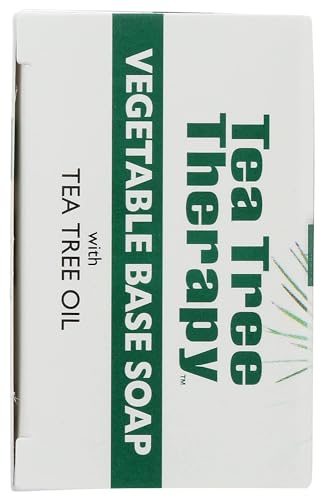 Tea Tree Therapy Vegetable Base Soap with Tea Tree Oil - 3.9 oz - Pack of 9