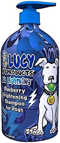 Lucy Pet All Natural Shampoo for Dogs - Lightning Blueberry Brightening