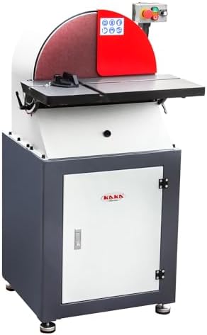 4 x 24 Belt & Oscillating Spindle Sander, KAKA INDUSTRIAL WS-100D | 5 sanding sleeves included