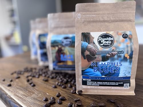Ramblin' Joe's Coffee Flavored Blend Mix Roast | 2-12oz Ground Coffee packs (Buttermoon, 2-12 oz)
