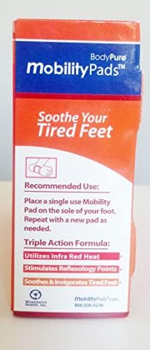 BodyPure | Mobility Circulation Foot Patches | Made with Lavender, White Tourmaline