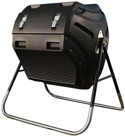 Lifetime 60058 Compost Tumbler, Black, 80-Gallon