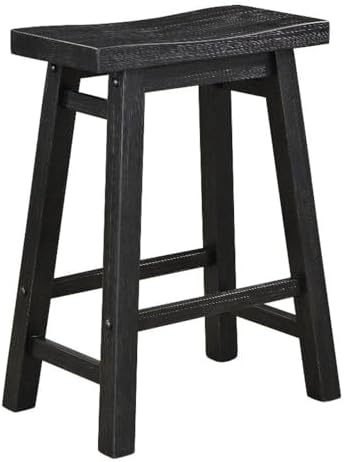 Boraam Sonoma Saddle Stool, Chestnut