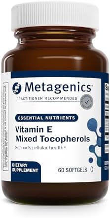 Metagenics Vitamin E Mixed Tocopherols - High Potency Antioxidant Supplement with Alpha & Gamma Tocopherols - Supports Heart