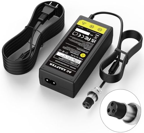 24V 2A Electric Bike Scooter Battery Fast Charger for Razor CC2420 E100 E125 E150 E175 E200 E225S E300 E325S E500 MX350 MX400 PR200 Pocket Mod Rocket