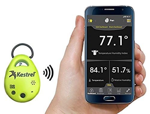 Kestrel Drop D2AG Livestock Heat Stress Monitor, HiViz Green | HiViz Green