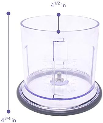 Blender Replacement Parts for Ninja Master Prep Qb900B - 16 oz Food Processor Bowl and Storage Lid