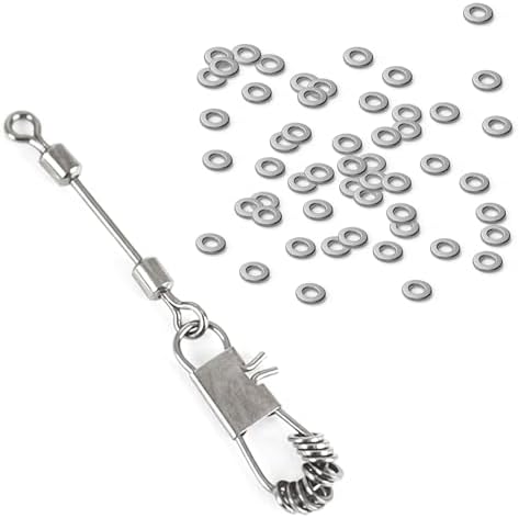 Maxcatch Fly Fishing Tippet Rings, 2.0mm, 100 PCS, for Leader and Tippet Line Connector
