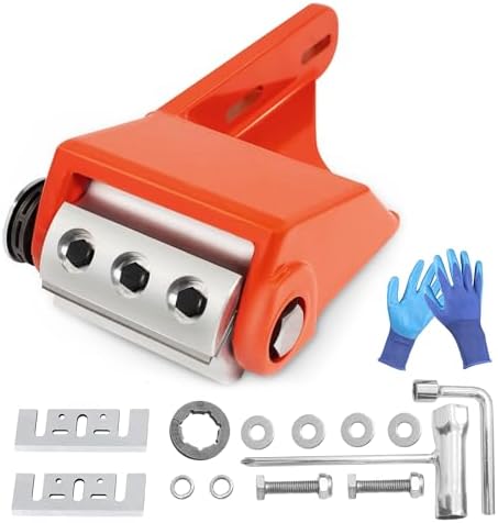Log Peeler,Log Debarking Tool,Chainsaw Attachment for Wood Debarking,Chainsaw Accessories,Timber Framing Tool,Factory Outlet (Orange)