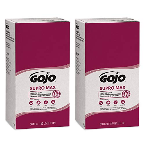 GOJO PRO TDX Supro Max Hand Cleaner Refill, Citrus, 4ct x 2000 mL-7272-04 | Citrus Scent Hand Cleaner and PRO TDX Push-Style Dispenser (7272-04)