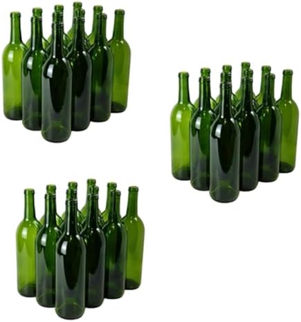 Home Brew Ohio 6 Gallon Bottle Set: Green Claret/Bordeaux (36 Bottles) | Food-grade wine bottles green for winemaking