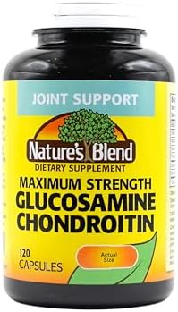 Glucosamine Chondroitin Maximum Strength 120 Capsules by Nature's Blend