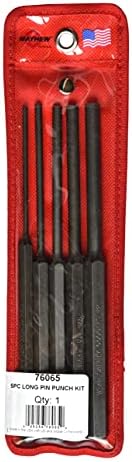 Mayhew Select 76065 446-K Long Pin Punch Kit, 5-Piece
