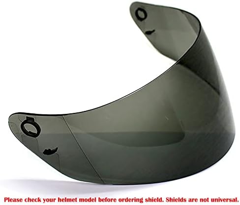 1Storm Motorcycle Dual Visor Full Face Helmet Shield for Helmet Model: HG335 only