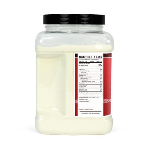 Whole Milk Powder by Hoosier Hill Farm, 1 Pound (Pack of 1)