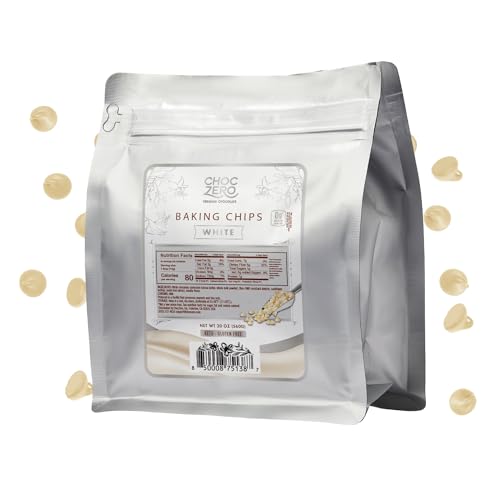 ChocZero Sugar Free Chocolate Chips, Milk Chocolate, 20 oz Bag