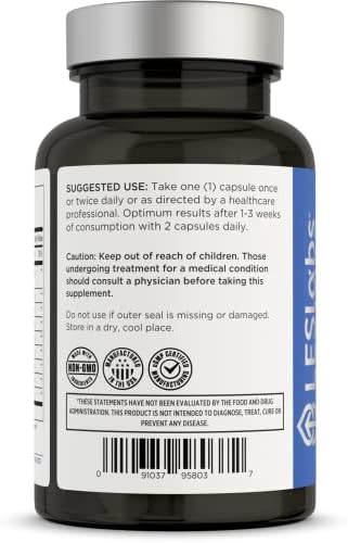 LES Labs Prostate Health – Prostate Support, Urinary Tract Health, Fewer Bathroom Visits & Improved Sleep – Saw Palmetto, Pygeum