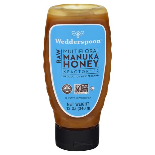 Wedderspoon Raw Manuka Honey 150+ MGO, 8.8 Oz