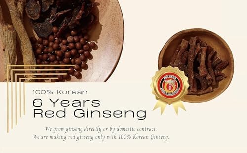 Pocheon 300g(10.6oz) 6Years Sliced Korean Panax Red Ginseng Roots with Honey, Saponin