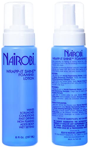 Nairobi Wrapp-It Shine Foaming Lotion, 8 Ounce