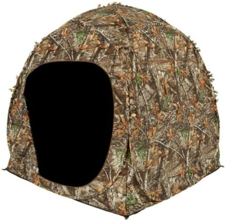 Ameristep Doghouse Run & Gun Hunting Blind | Lightweight 2 Person Ground Blind in Mossy Oak Break-Up Country, One Size