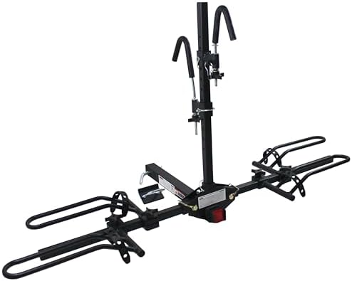 MaxxHaul Platform Bike Rack for 2 Bikes - Hitch Mounted Tray Carrier for SUV, Van