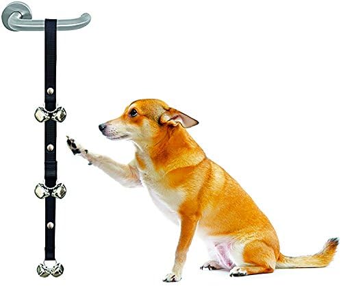 Dog Training Set, Puppy Supplies Starter Kit with Dogs Clicker, Treat Pouch Bag, Housetraining Door Bells, Ultrasonic Whistle