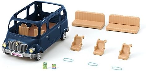 Calico Critters - Family Seven Seater Car - Family Vehicles | Buckle up the whole crew - seven seats for road trip storytelling that rolls smoothly into picnic and travel scenes, Ages 3+
