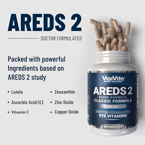 VisiVite Doctor Formulated AREDS 2 Select Eye Vitamins, 60 Capsules | Macular Support Formula