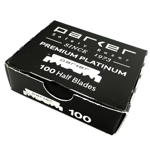 Parker 100 Platinum Single Edge Razor Blades for Barber Straight Razors