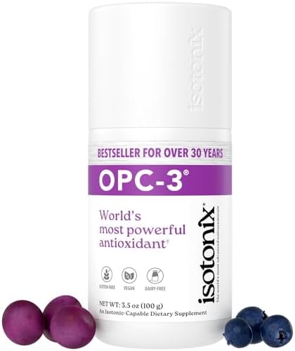 Isotonix Antioxidant Supplement, 90 Servings | Pycnogenol, Grape Seed, Pine Bark, Bilberry & Red Wine Extract, Polyphenols for Healthy Circulation, Isotonic, Vegan