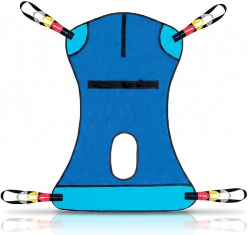 Vive Patient Lift Sling with Opening (400lb Capacity) - Lifting Aid Straps