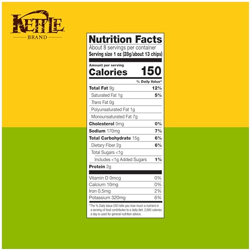 Kettle Brand Potato Chips, Jalapeno Kettle Chips, Party Size, 13 Oz