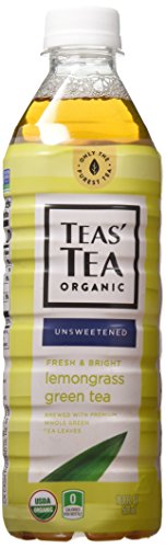 Teas' Tea Unsweetened Jasmine Green Tea 16.9 Ounce (Pack of 12) Organic, Sugar Free, 0 Calories