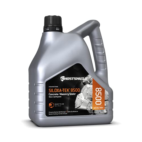 Siloxa-Tek 8500 Ready to Use - 1 Gallon Penetrating Concrete Sealer, Water and Salt Repellent. Clear