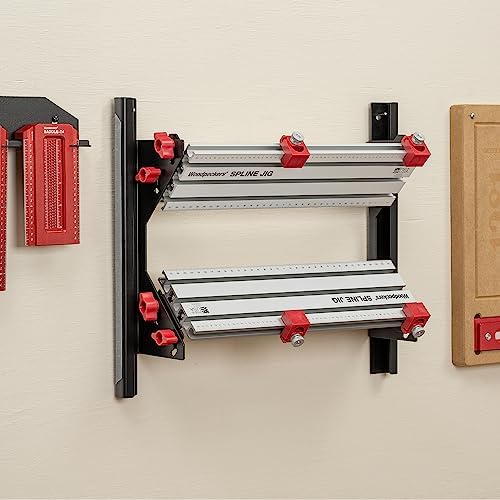 Woodpeckers Spline Jig, Router Table & Table Saw Jig for Dovetails & Miter Joints, Makes Joinery Strong & Attractive, Made in USA
