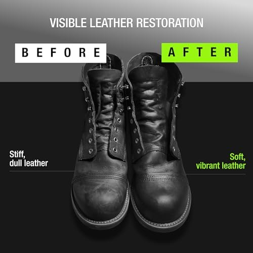 Griffin Leather Conditioner Restorer & Polish, 4 oz | Deep conditioning balm for boots, shoes