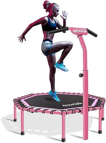 Newan 48" Fitness Trampoline with Adjustable Handle Bar
