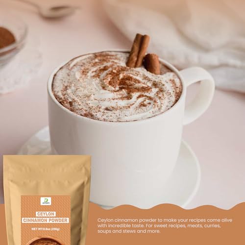 Ceylon Cinnamon Powder 1.7oz (50g) premium grade 100% From Sri Lanka,Packed With resealable Pouch.