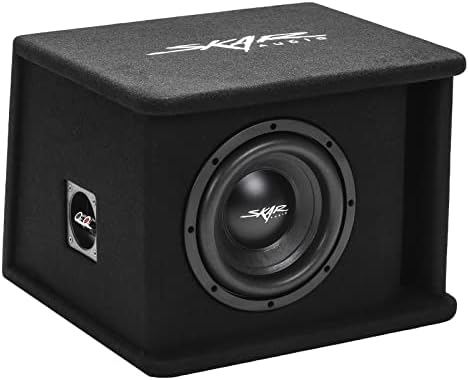Skar Audio Single 8" Complete 700 Watt SDR Series Subwoofer Bass Package - Includes Loaded Enclosure with Amplifier