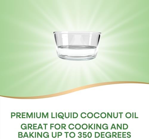 Nature's Way Liquid Coconut Oil, Oil for Cooking, Hexane-Free, 10 Fl Oz | Superior Flavor and Aroma, Stays Liquid, 13 g MCTs per Serving(1)