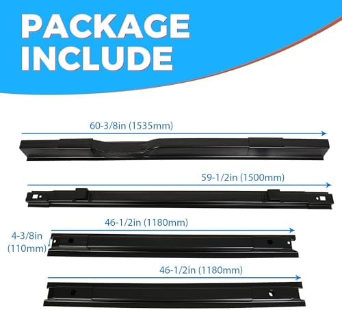 ECOTRIC Short Bed Crossmember Kit Compatible with 99-18 F-250 F-350 F-450