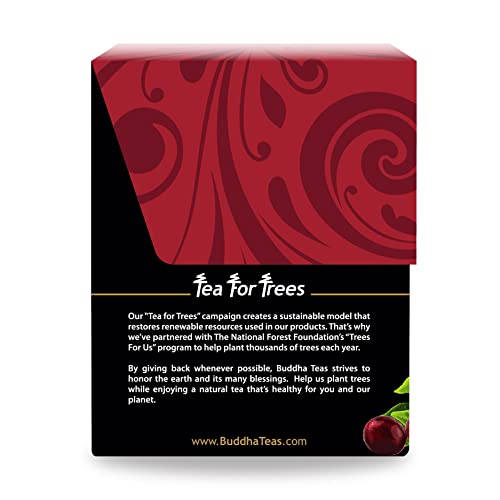 Buddha Teas - Organic Sencha Green Tea - For Health & Wellbeing - Japanese Green Tea - With Antioxidants & Minerals - Clean Ingredients - Caffeinated - OU Kosher & Non-GMO - 18 Tea Bags (Pack of 1)