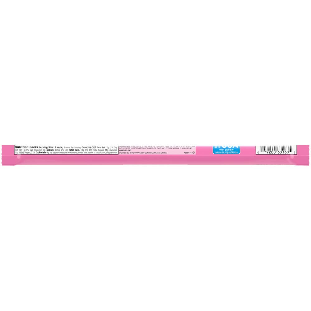 Laffy Taffy Rope Candy, Banana Flavor, 0.81 Ounce Ropes (Pack of 24)