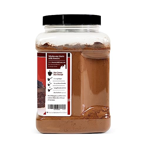 Hoosier Hill Farm Natural Cocoa Powder, Unsweetened, 1LB (Pack of 1)