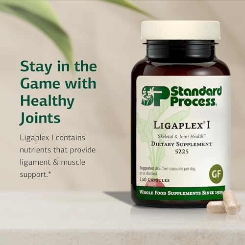 Standard Process Ligaplex I - Joint Support Supplement for Ligament & Cartilage Health - Bone Strength Support - Non-Soy