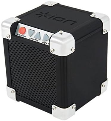 ION Audio Rock Block | Palm-Sized Wireless Bluetooth Speaker with 1/8" Input (15W)