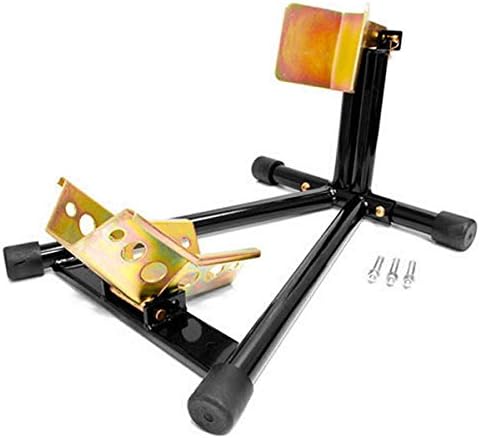 Universal Motorcycle Wheel Tire Chock Self-locking Bike Stand Chocks Compatible with Harley Davidson, Yamaha, Honda, Kawasaki, Suzuki, Ducati